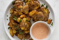 Crispy Roasted Smashed Potatoes: Sunday Side Dish Recipe