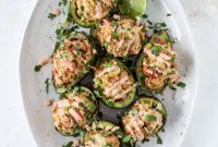 Cheesy Baked Avocados Stuffed with Chicken
