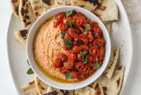 Slow-Roasted Tomato Hummus Recipe for Creamy, Tangy Dip