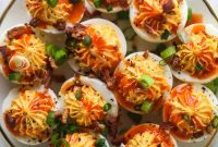 Buffalo Bacon and Goat Cheese Deviled Eggs Recipe