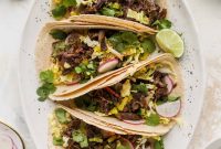 Smoky Short Rib Tacos with Pepper Mustard Slaw Recipe