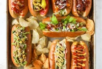 Host a Weekend Hot Dog Bar + 7 Gourmet Hot Dog Ideas