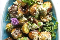 Grilled Gorgonzola Potatoes: Flavorful Sunday Side Dish