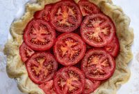 Summer Tomato Pie with Cheddar Herb Crust Recipe