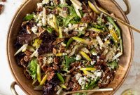 Holiday Pear, Gorgonzola & Sweet-Spiced Pecan Salad Recipe