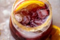 Lambrusco Smash Cocktail Recipe: Sparkling Red Wine Smash