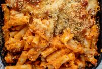 Butternut Squash Baked Ziti with Sage and Mozzarella