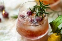 Mistletoe Manhattan Cocktails for Holiday Gatherings