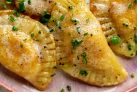 Sweet Potato and Fontina Pierogies with Brown Butter Sauce