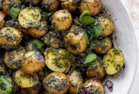 Carrot Top Pesto Potato Salad Recipe — Bright, Herbaceous Side Dish
