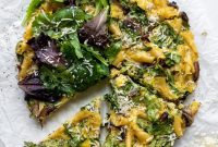 Parmesan Pasta Frittata with Spring Greens: Quick Weeknight Meal