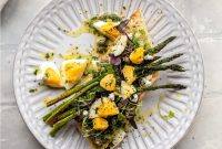 Goat Cheese Tartines with Hard‑Boiled Egg Vinaigrette Recipe