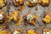 Crispy Chipotle Cheddar Smashed Potatoes Recipe