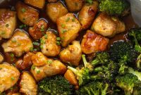 Sticky Apricot Chicken with Broccoli: Sweet-Glazed One-Pan Dinner