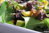 Tropical Spring Salad with Mixed Greens and Citrus Dressing
