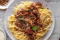 Hearty Lentil and Vegetable Bolognese Recipe