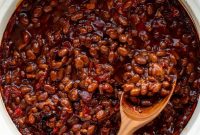 Smoky Baked Beans with Tangy BBQ Sauce