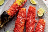 Flaming Hot Cheetos Grilled Corn Recipe — Spicy Street-Style Elote