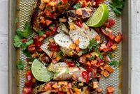 Grilled Cilantro-Lime Chicken with Fresh Peach Pico de Gallo