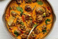 Coconut Curry Pork Meatballs Recipe for Bold Flavor