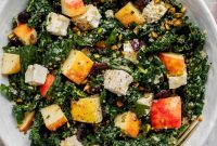 Honeycrisp Apple, Kale & Pistachio Quinoa Salad