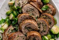 Parmesan and Pistachio Stuffed Pork Tenderloin Recipe