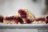 Cranberry Cobbler Bars Recipe: Chewy-Topped Holiday Dessert