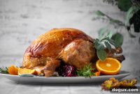Citrus-Butter and Sage Roasted Turkey Recipe for Holiday Dinner