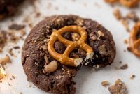 Chocolate Toffee Pretzel Cookies Recipe for Crispy, Chewy Treats