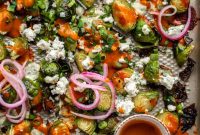 Spicy Buffalo-Style Roasted Brussels Sprouts with Crispy Edges