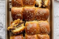 Cheddar Cheeseburger Sliders with Signature House Sauce