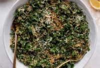Crispy Kale Caesar Salad with Parmesan Crunch