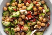 Make-Ahead Mediterranean Marinated Chickpea Salad