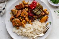 Sheet Pan Chicken with Peppers and Cashews — Weeknight Recipe