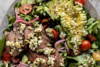 Weeknight Steak Salad with Blue Cheese Vinaigrette