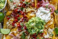 Smoky Grilled Chicken Nachos with Chipotle Ranch Dressing