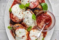 Crispy Grilled Chicken Parmesan with Garlic Tomato Sauce