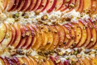 Peach and Pistachio Puff Pastry Tart Recipe