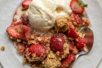 Peanut Butter Strawberry Crumble Recipe — Rustic Jam & Crumble Bake