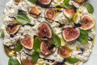 Fig and Burrata Caprese Salad with Balsamic Glaze