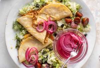 Crispy Baked Cheeseburger Tacos with How Sweet Eats Sauce