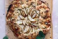 Blue Cheese and Pear Savory Galette Recipe