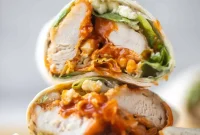 Spicy Honey Buffalo Chicken Wrap Recipe for Game Day