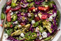 Rainbow Citrus Crunch Salad with Sesame Vinaigrette Recipe
