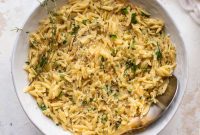 Parmesan Herb Orzo Recipe — Creamy Italian-Style Side Dish