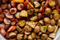 Smoked Turkey Sausage and Crispy Potato Skillet Recipe