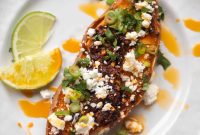 Slow-Roasted Sweet Potatoes with Chili Crisp Glaze