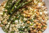 Spring Couscous Bowls with Lemon-Feta Vinaigrette Recipe