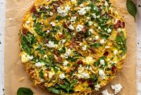 Crispy Orzo Frittata with Bacon & Goat Cheese Recipe