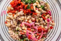 Herbed White Bean and Tuna Salad with Lemon-Garlic Dressing